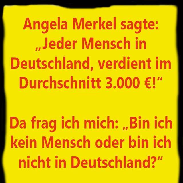 Merkel - jeder Mensch verdient